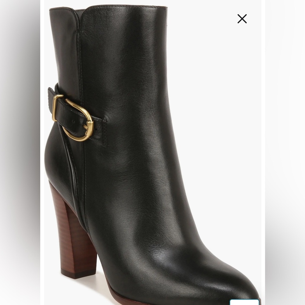 VERONICA BEARD black booties 8.5 never worn